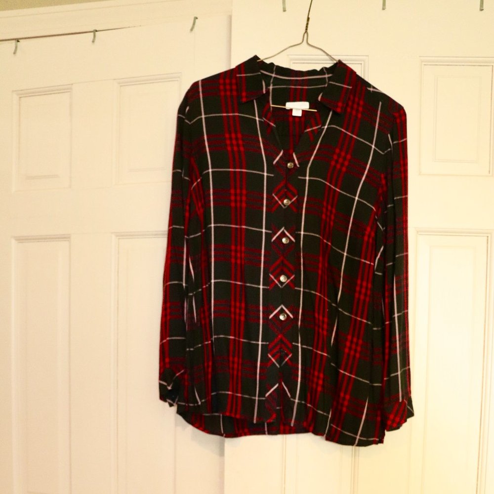 J. Jill Plaid Shirt